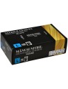 Set 100 de manusi nitril, nepudrate, negre, marimea L