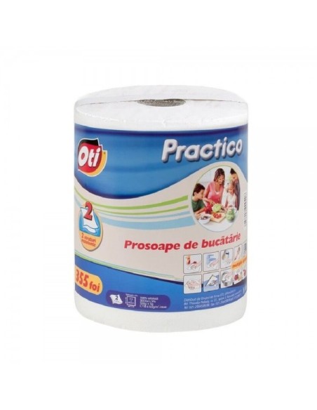 Prosop bucatarie rola, 355 foi, 2 straturi