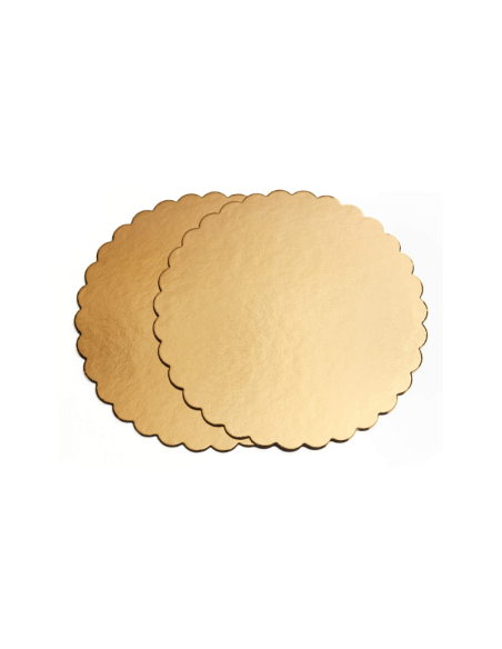 Disc auriu 26 cm, festonat