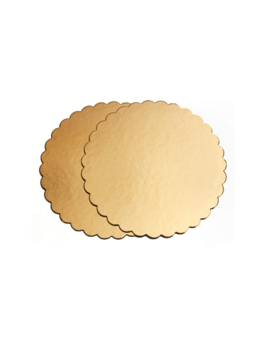 Disc auriu 34 cm, festonat