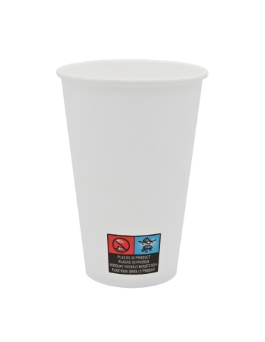 Set 50 pahare 12 oz, albe