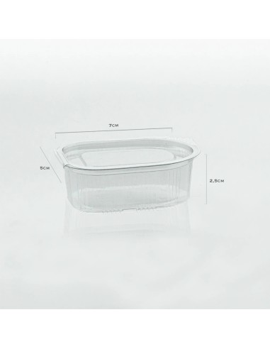 Set 100 sosiere cu capac atasat, 50 ml